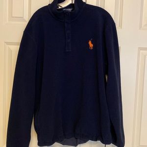 Polo Golf Ralph Lauren Fleece Men’s Layering Jacket/Wind Shirt Zippered Pockets